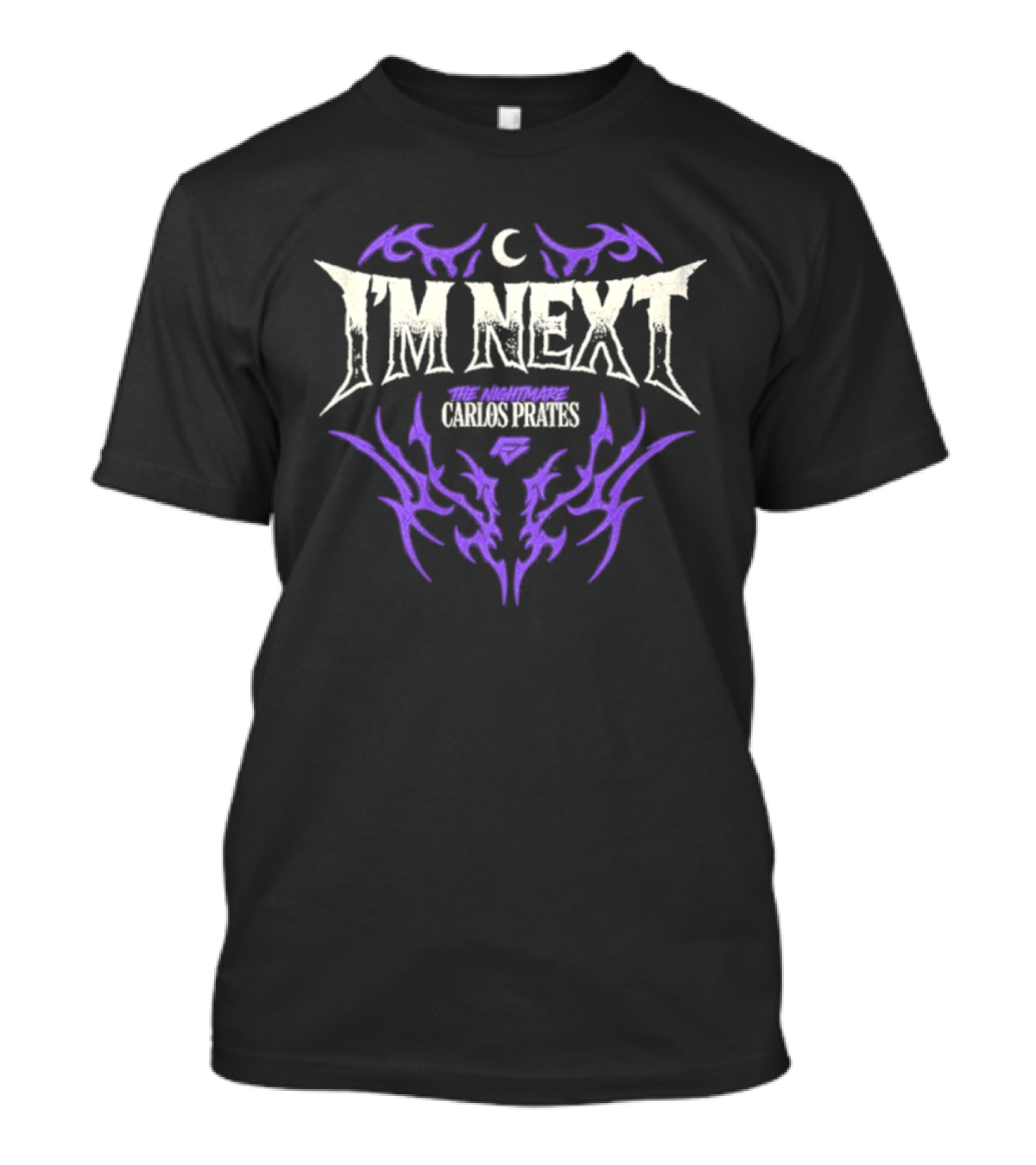Carlos Prates I'm Next The Nightmare Purple Gothic T-Shirt