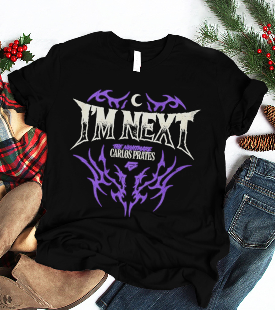 Carlos Prates I'm Next The Nightmare Purple Gothic T-Shirt