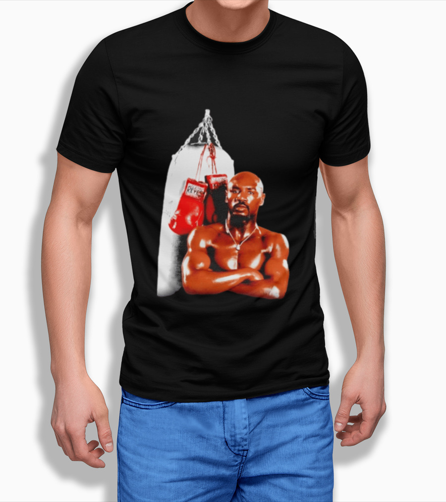 Marvelous Marvin Hagler With Cleto Reyes Boxing Gloves Iconic Champion T-Shirt