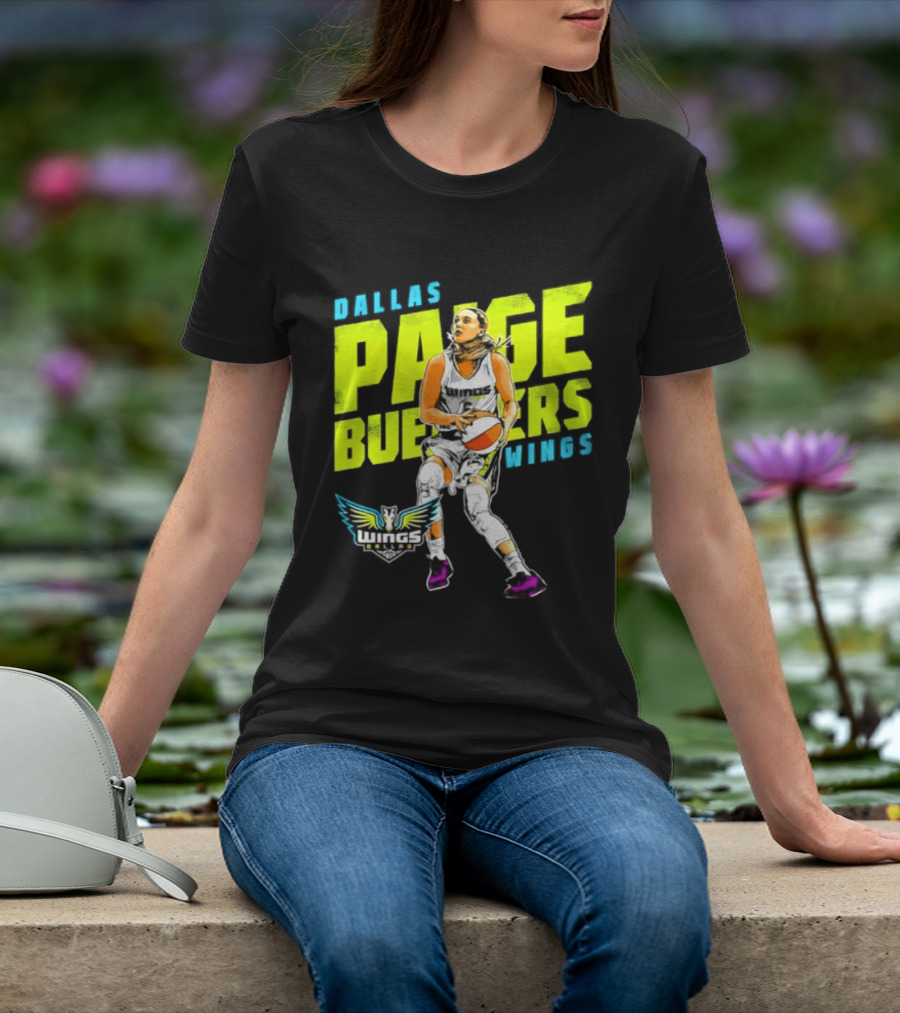 Dallas Wings Paige Bueckers WNBA Basketball Player T-Shirt