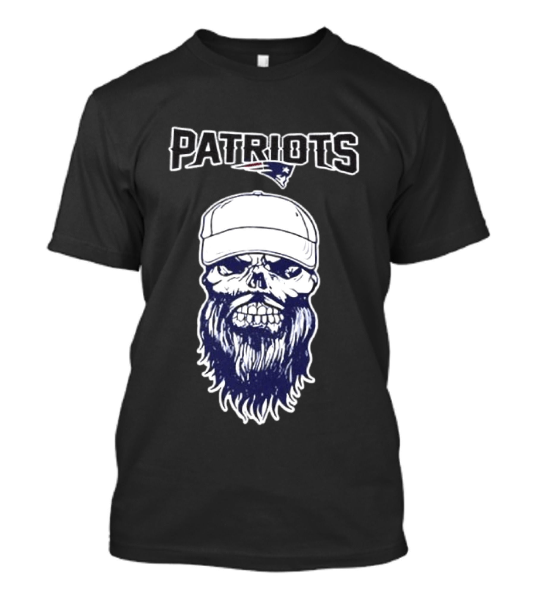 New England Patriots Luke Combs Skull Gillette Stadium Two Sided T-Shirt
