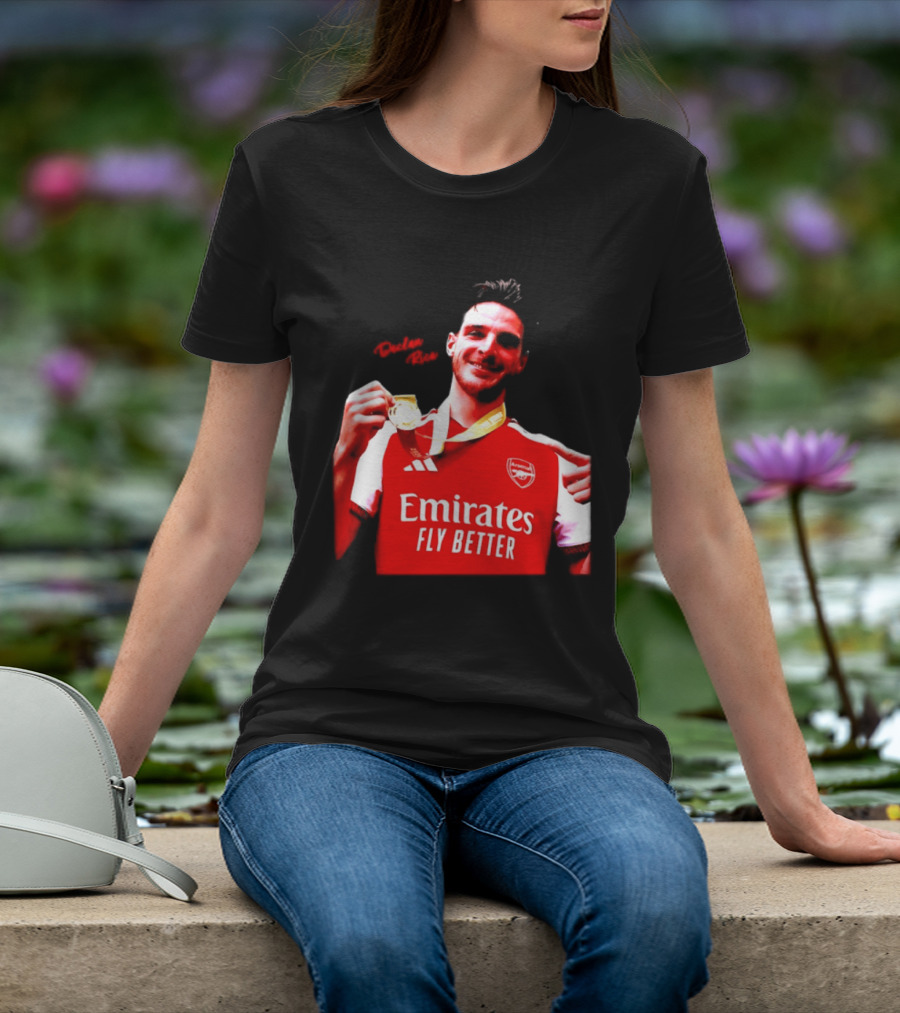 Declan Rice Arsenal Premier League Winner 2026 Emirates Fly Better T-Shirt