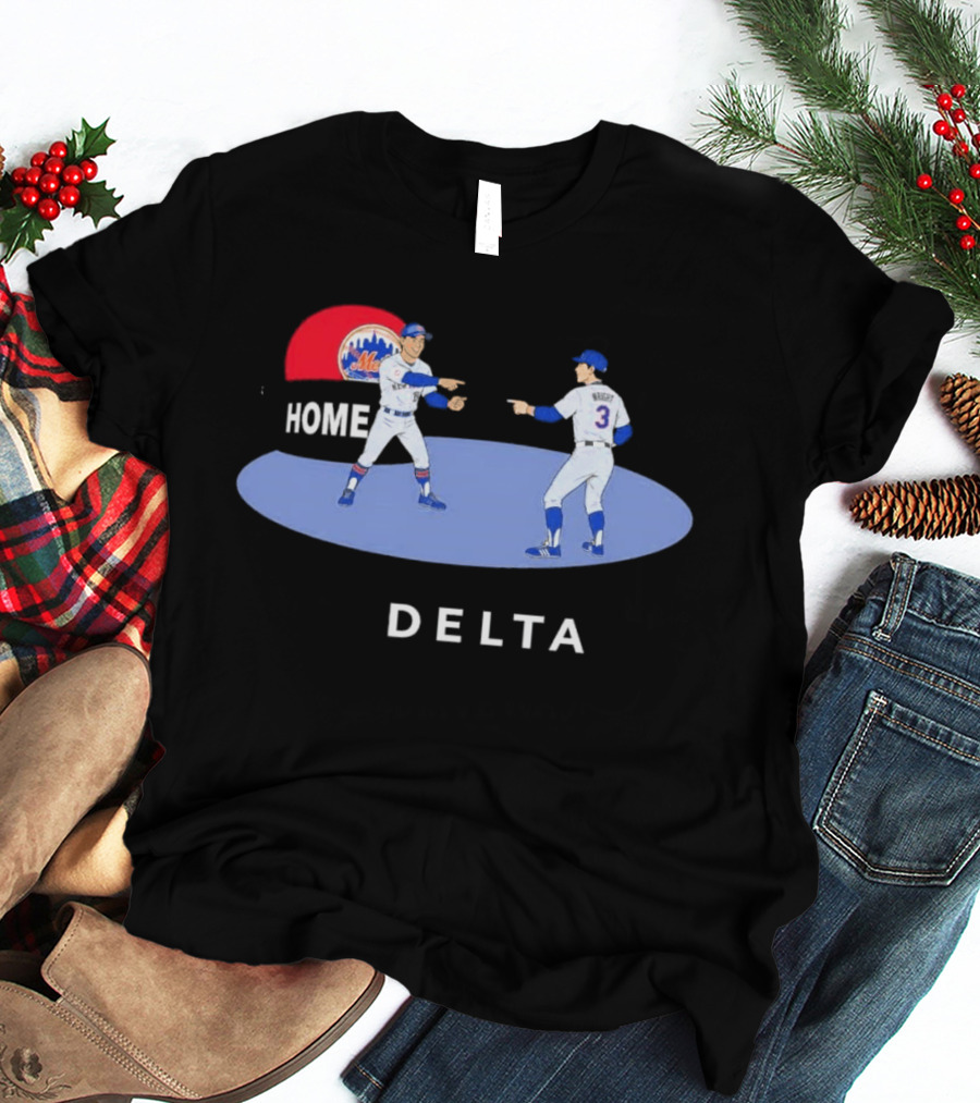 NY Mets Home Delta Carson Benge A.J. Ewing Spider Man Pointing Meme T-Shirt