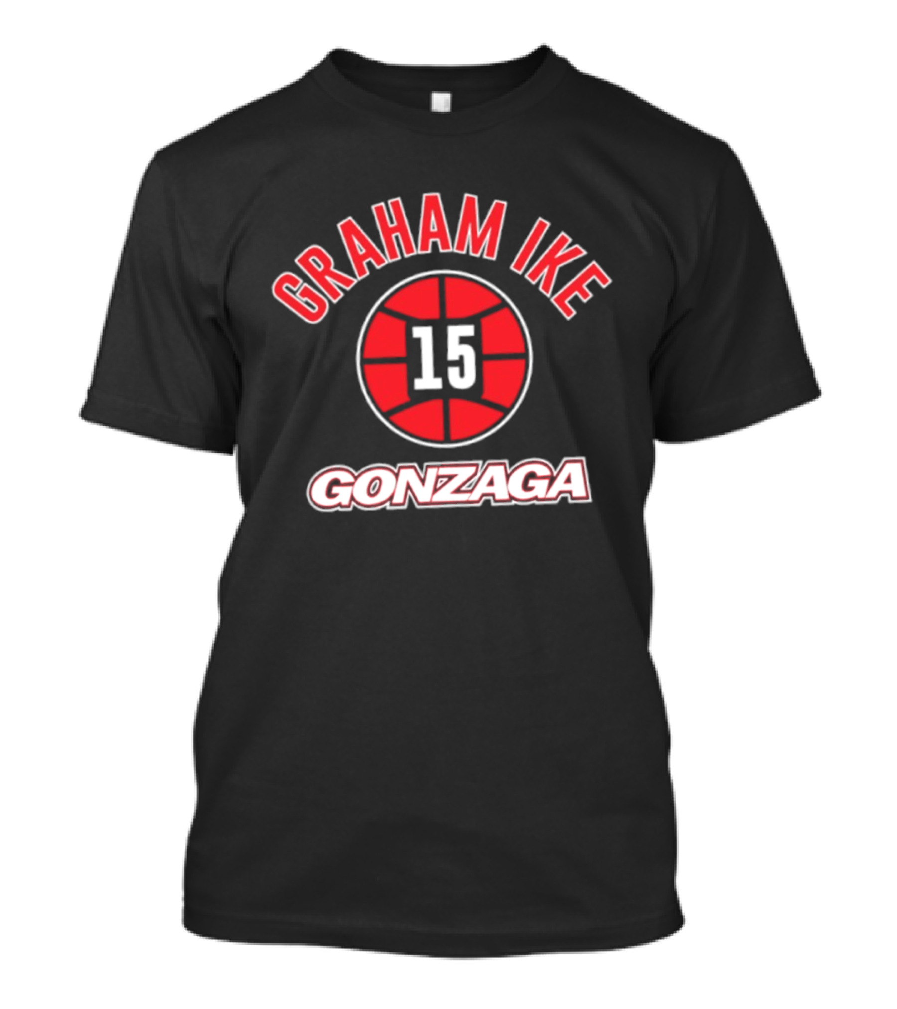 Graham Ike 15 Gonzaga Basketball Gonzaga Bulldogs T-Shirt