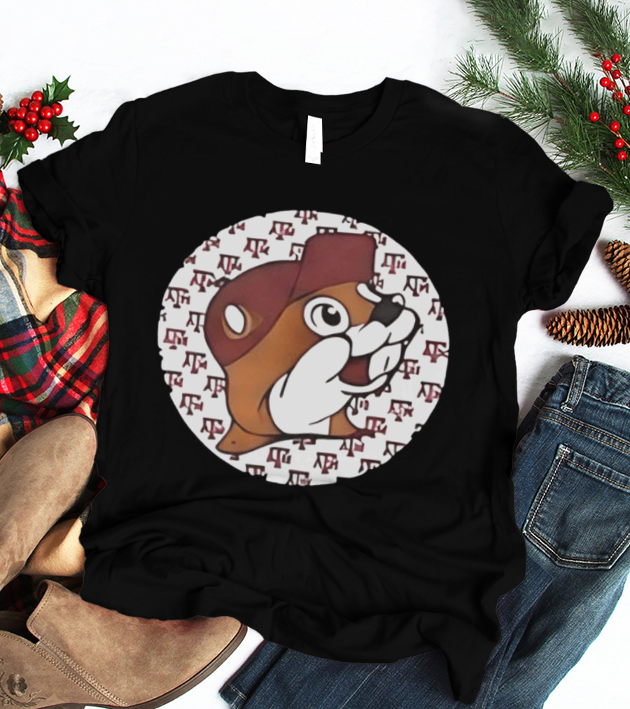 Texas A&M X Buc Ee's Unique TX Football Mashup Two Sided T-Shirt