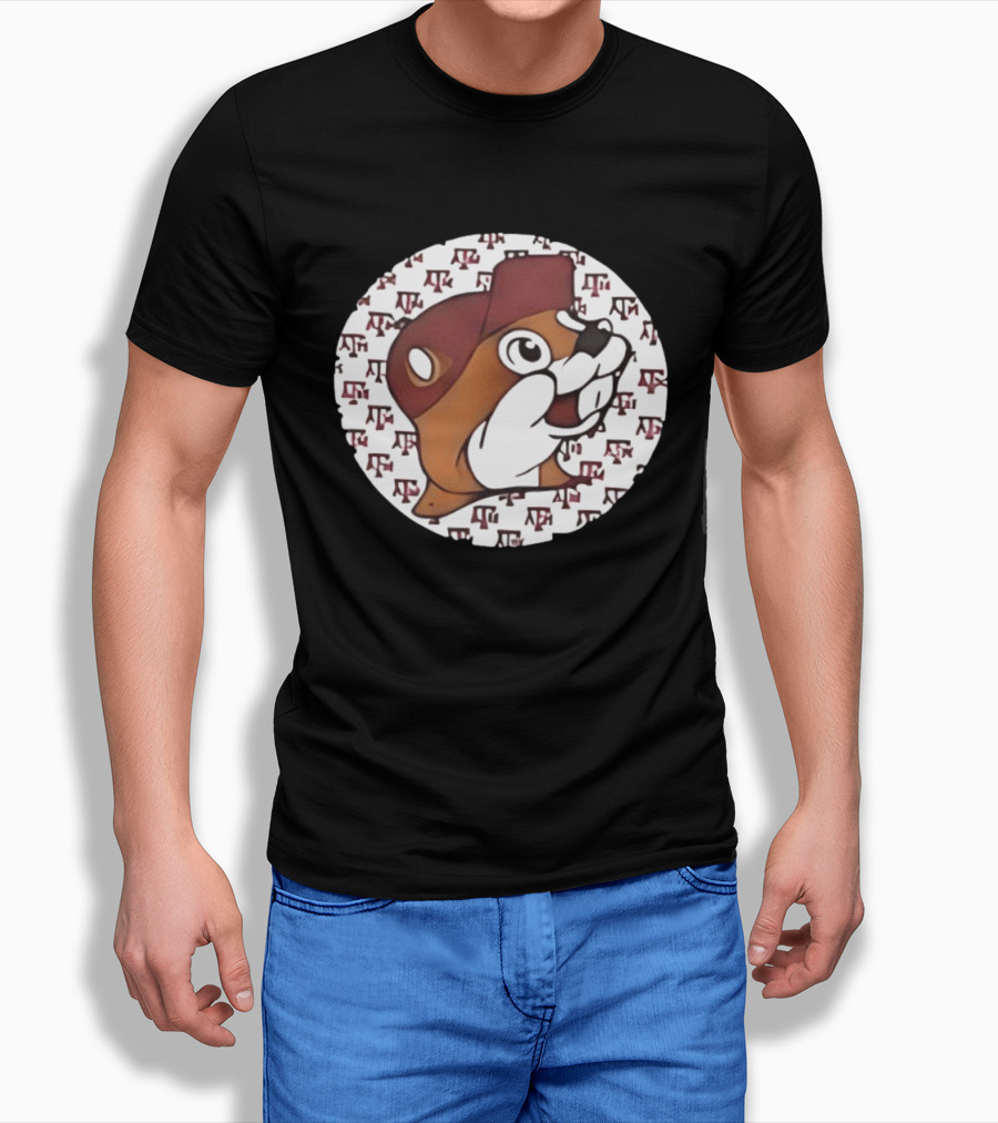Texas A&M X Buc Ee's Unique TX Football Mashup Two Sided T-Shirt
