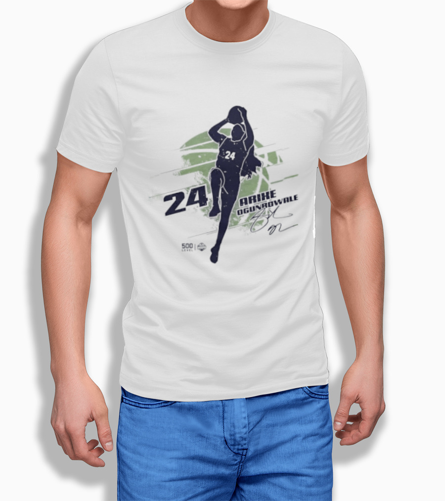 24 Dallas Wings Arike Ogunbowale WNBA Player T-Shirt