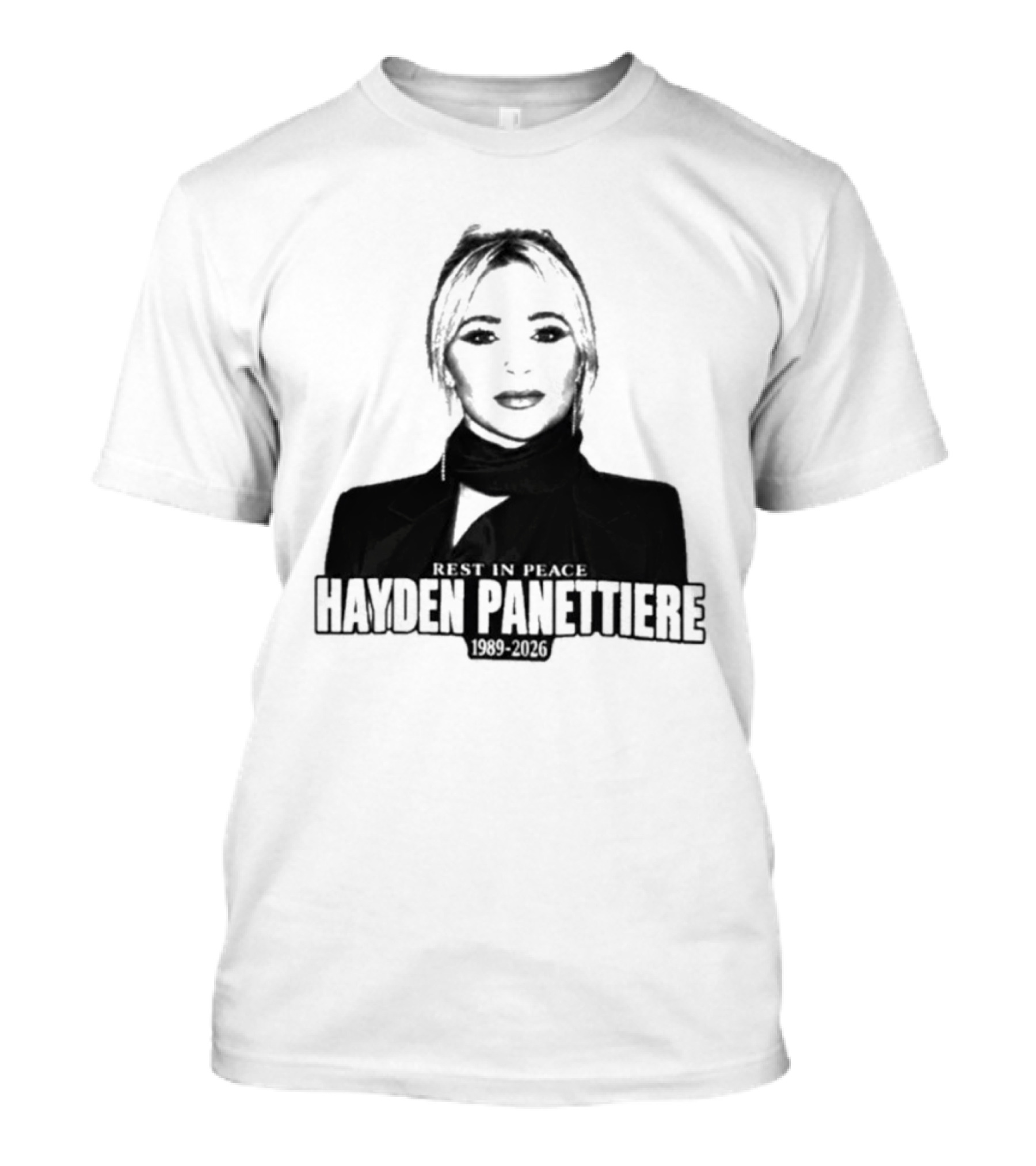 Rest In Peace Hayden Panettiere 1989 2026 T-Shirt
