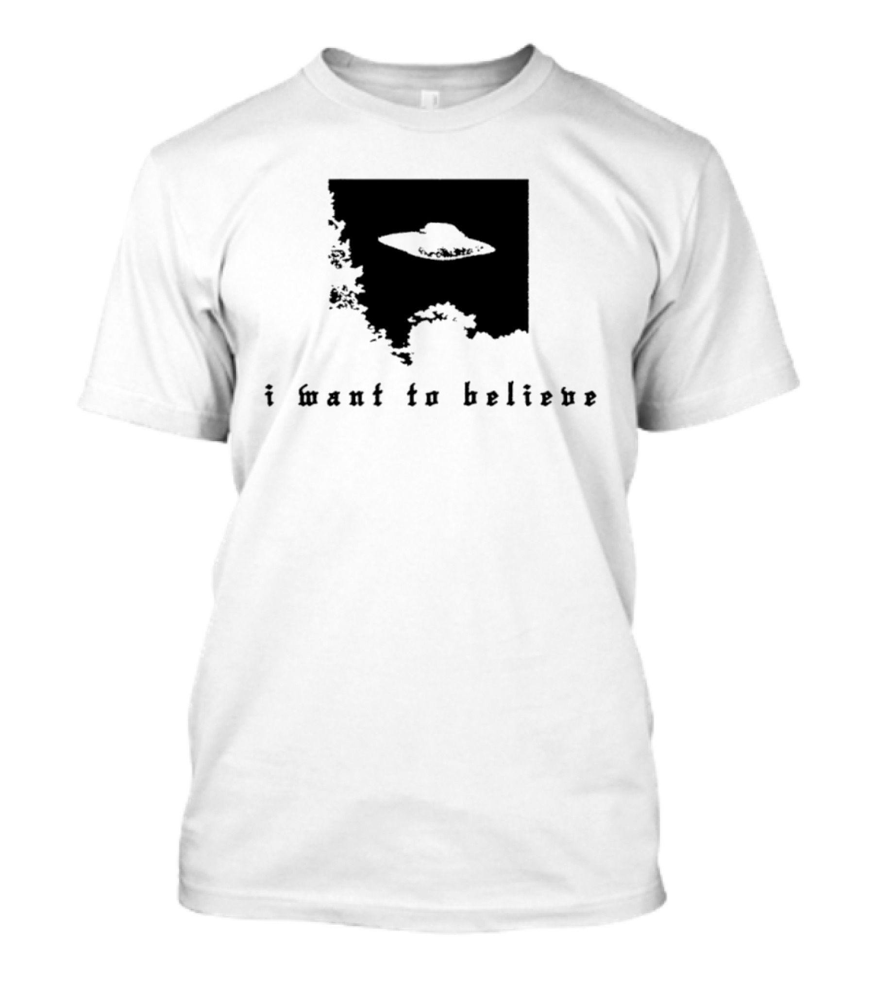 I Want To Believe UFO The X Files Alien T-Shirt
