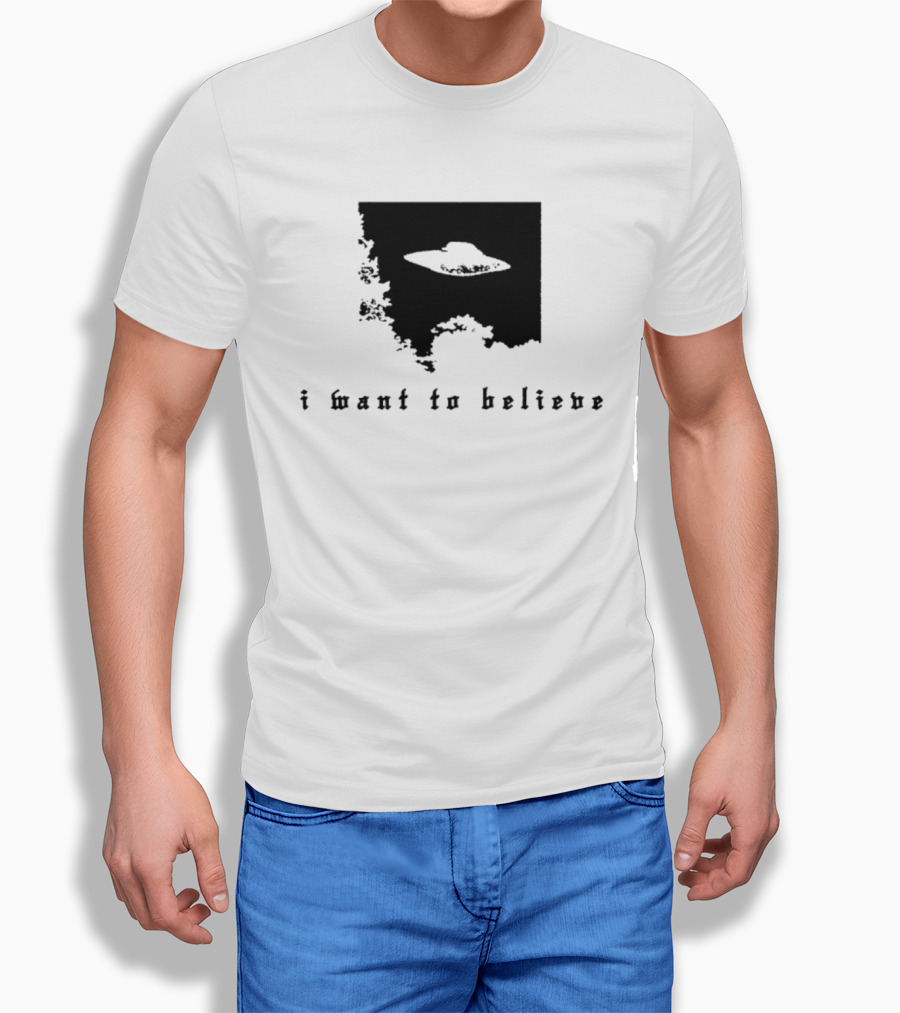 I Want To Believe UFO The X Files Alien T-Shirt