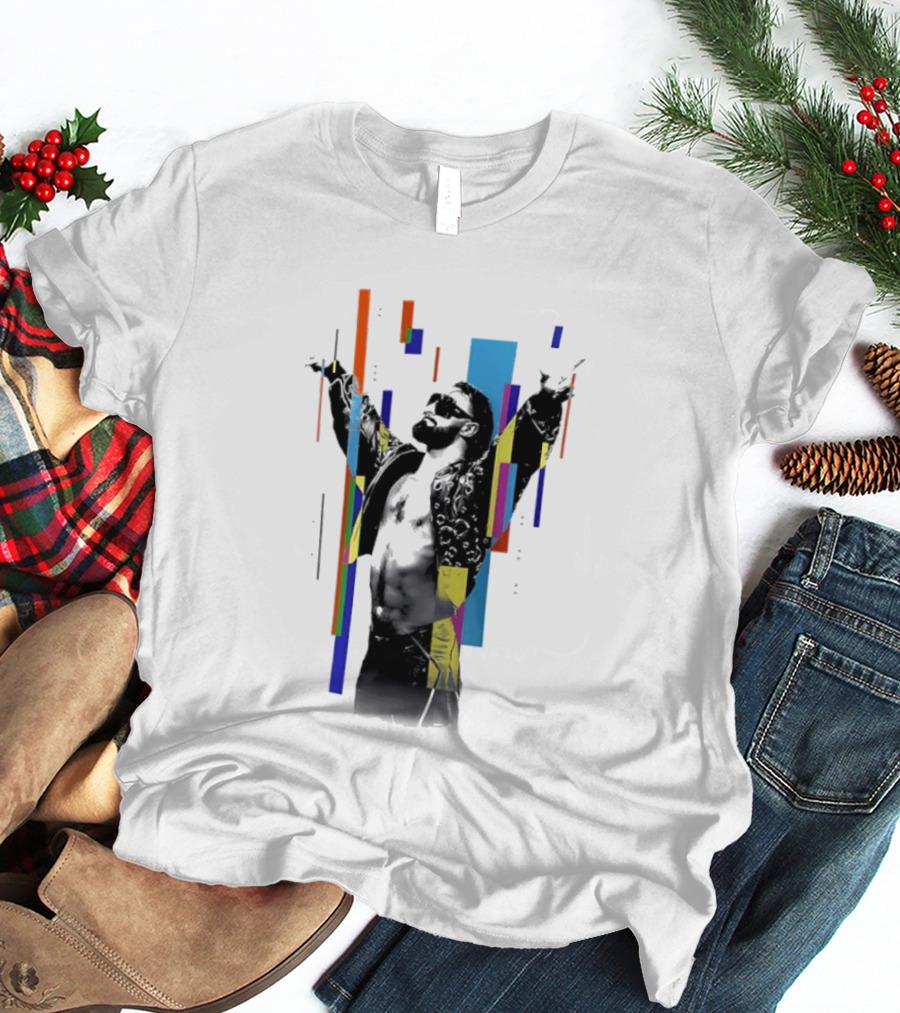 Seth Rollins Revolutionary Visionary WWE Iconic Pose T-Shirt