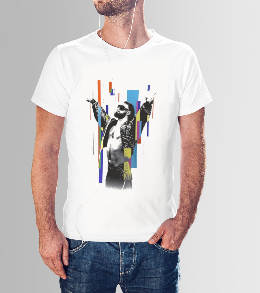 Seth Rollins Revolutionary Visionary WWE Iconic Pose T-Shirt