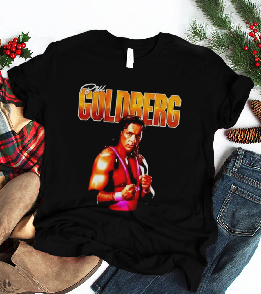 Bill Goldberg Bret Hart Portrait Wrestling Legends T-Shirt