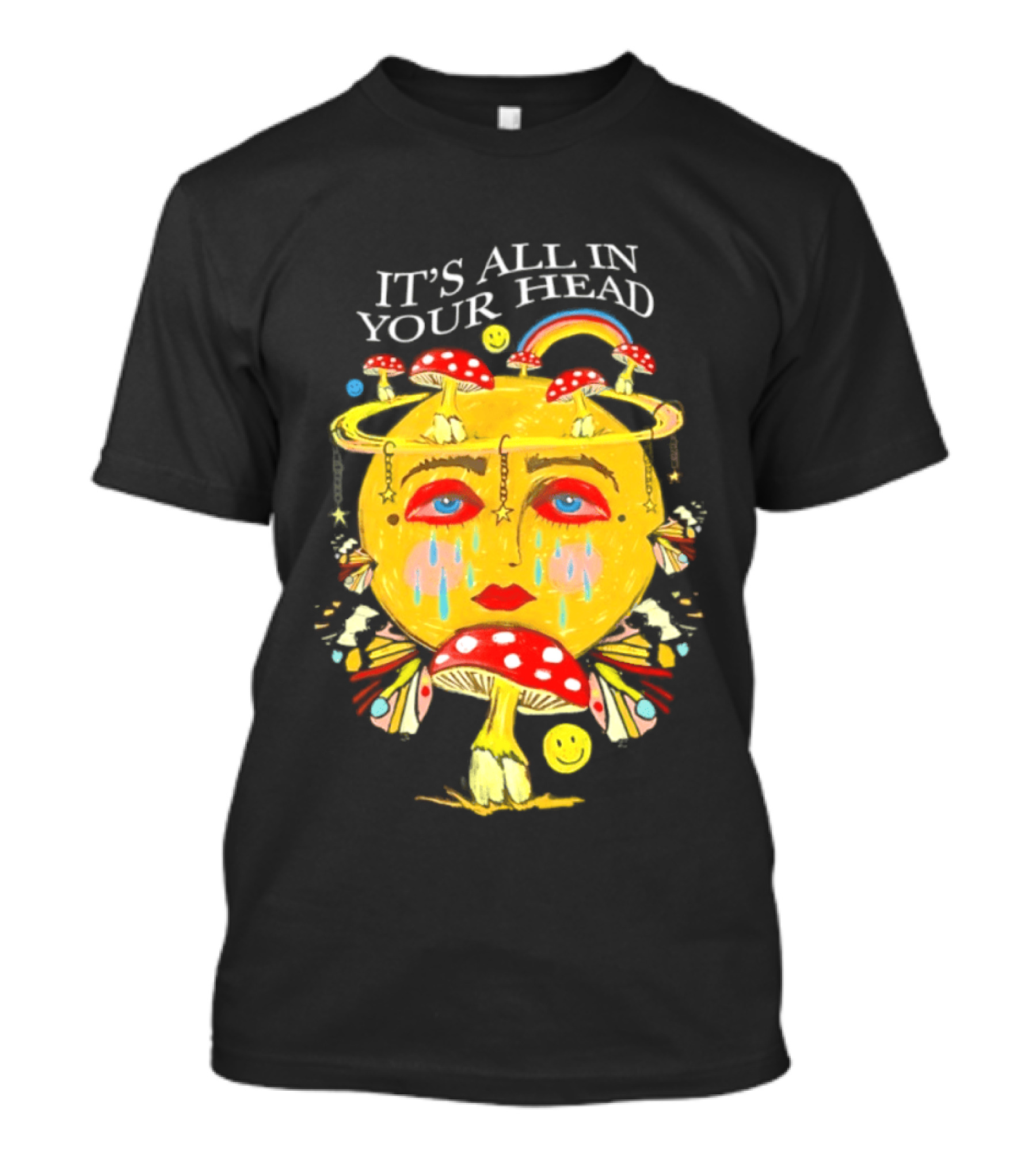 It's All In Your Head Mushroom Psychedelic T-Shirt
