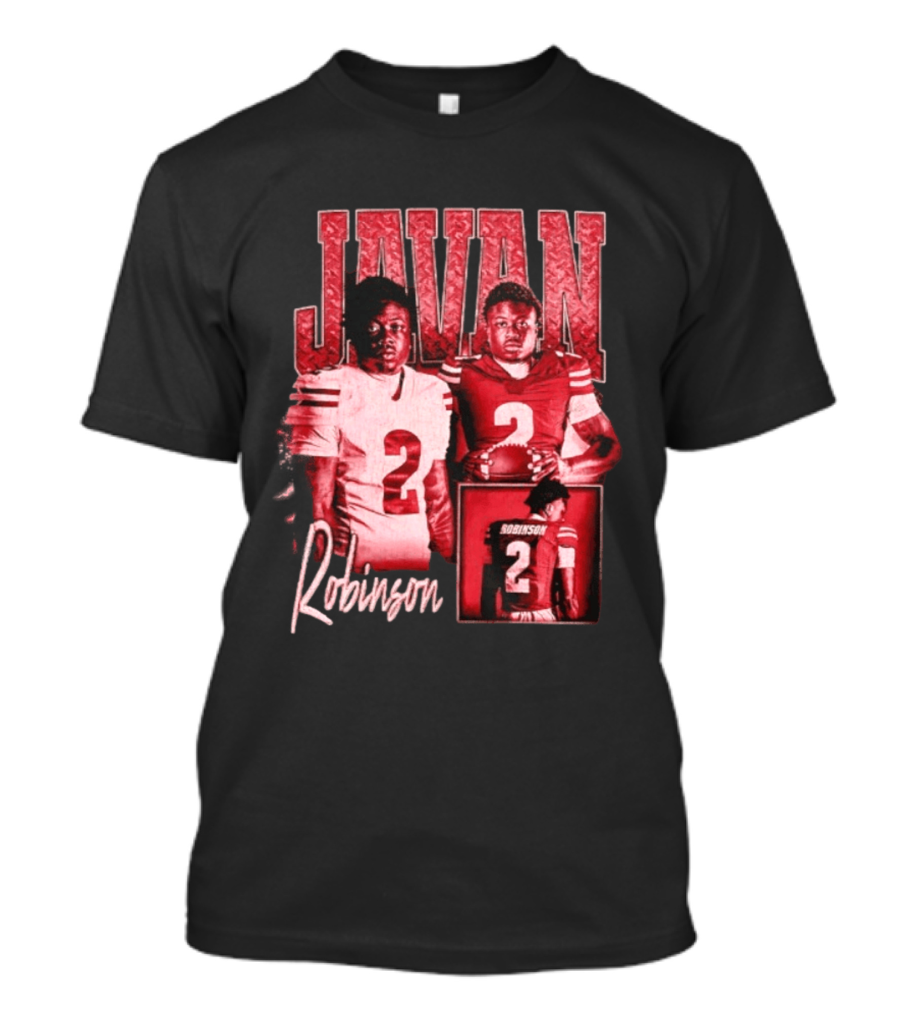 Javan Robinson Florida State Seminoles Football Number 2 T-Shirt