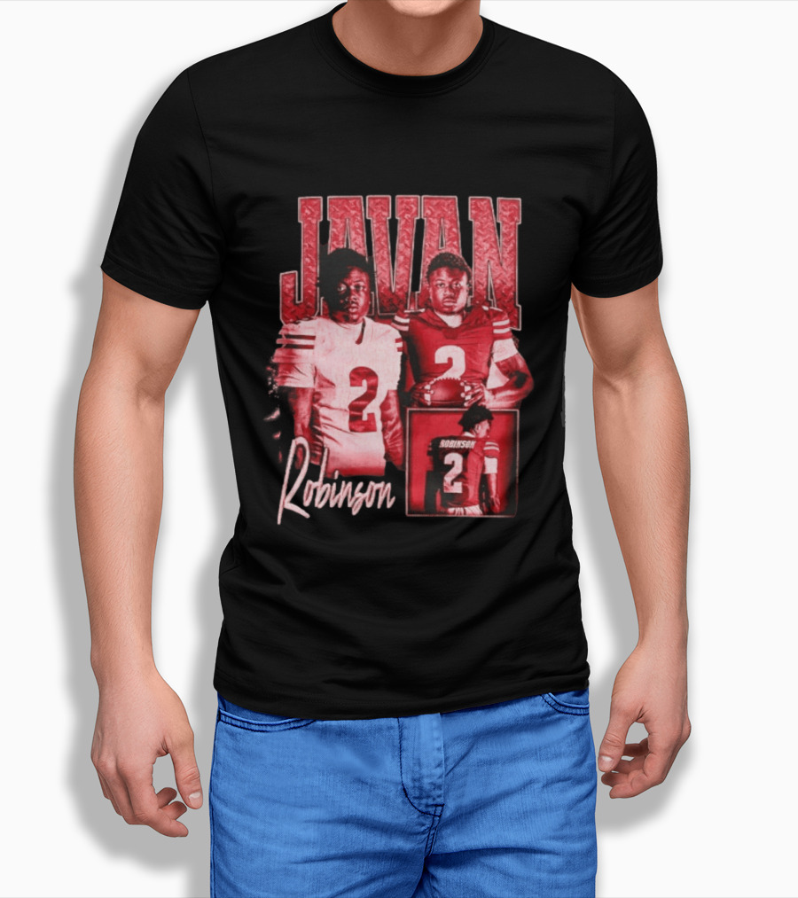 Javan Robinson Florida State Seminoles Football Number 2 T-Shirt