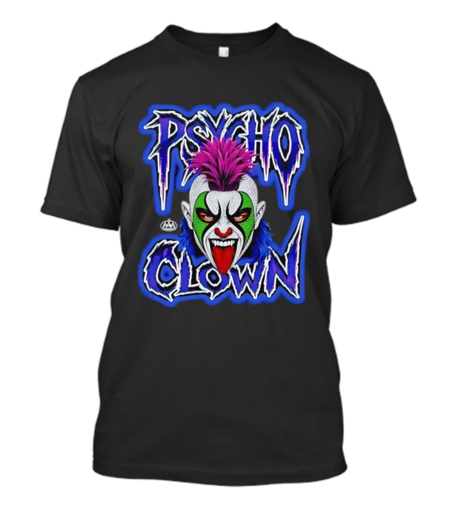 Psycho Clown AAA Superstar Wild Face T-Shirt