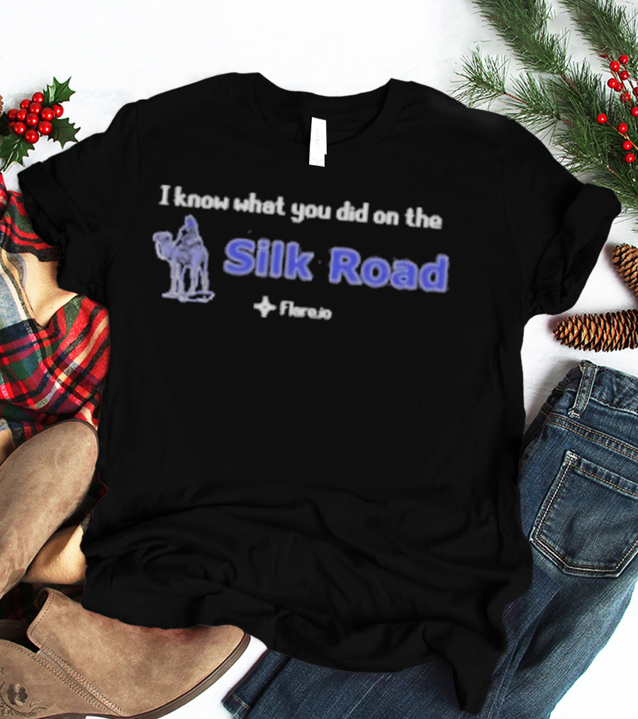 I Know What You Did On The Silk Road Funny Adventure Meme With Camel And Floral T-Shirt
