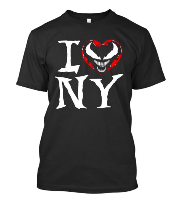 I Love New York Venom Heart Marvel Symbiote T-Shirt