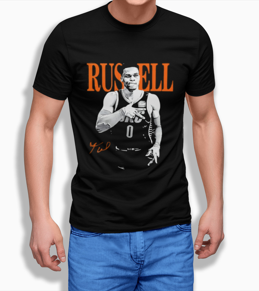 Russell Westbrook Oklahoma City Thunder 0 Basketball Fan T-Shirt