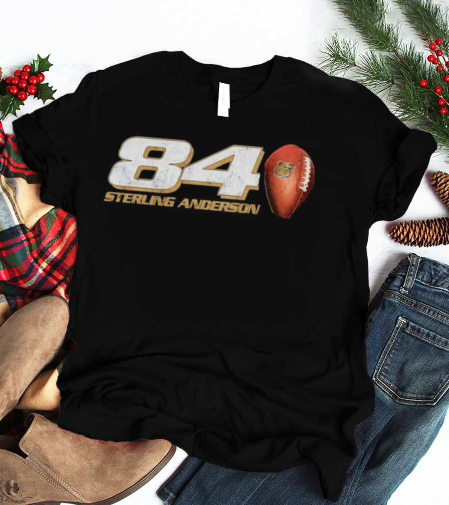 Sterling Anderson 84 Georgia Bulldogs Football T-Shirt