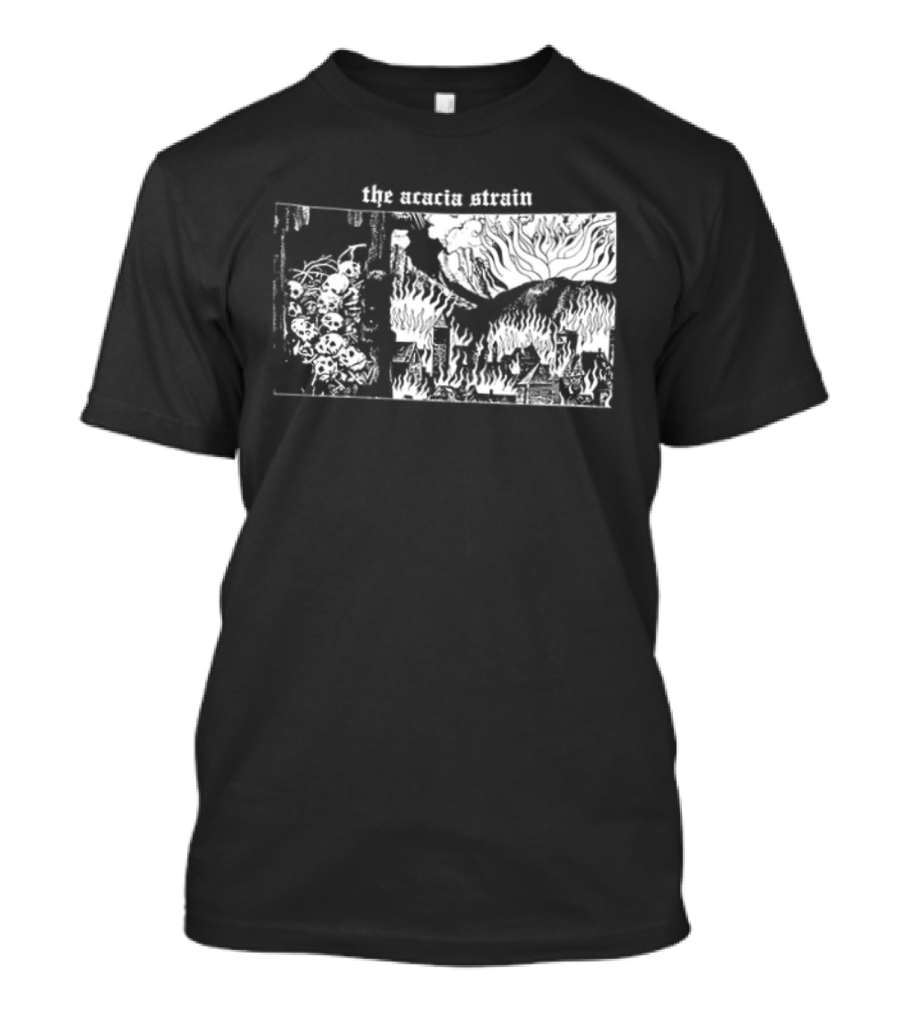 The Acacia Strain I Have No Love Left To Give Skeleton Crow 2 Sided T-Shirt
