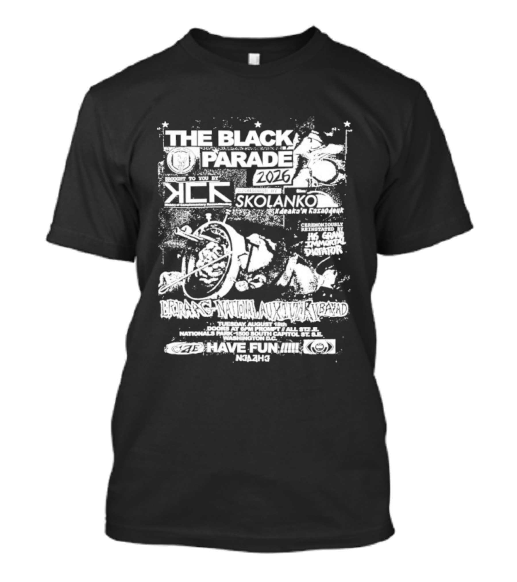 The Black Parade 2026 Briraag National Auxiliary Bayad Presented By Skolanko T-Shirt