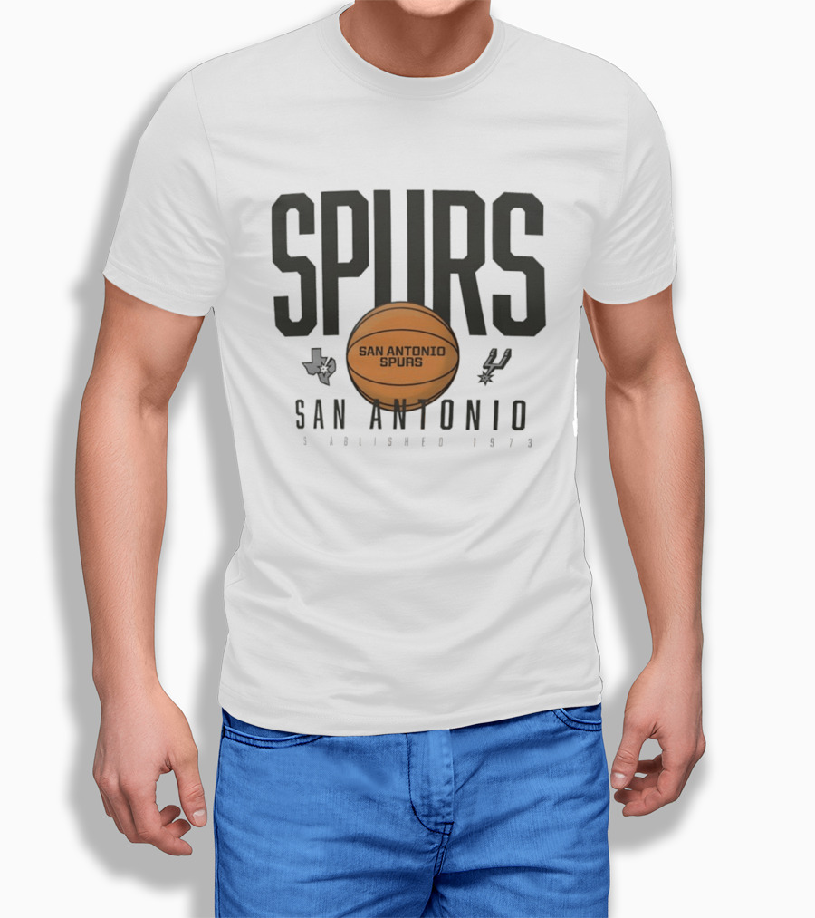 San Antonio Spurs Established 1973 Basketball Texas T-Shirt