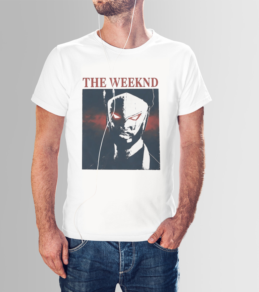 The Weeknd Suda51 Mask Concept Art London August 2026 T-Shirt