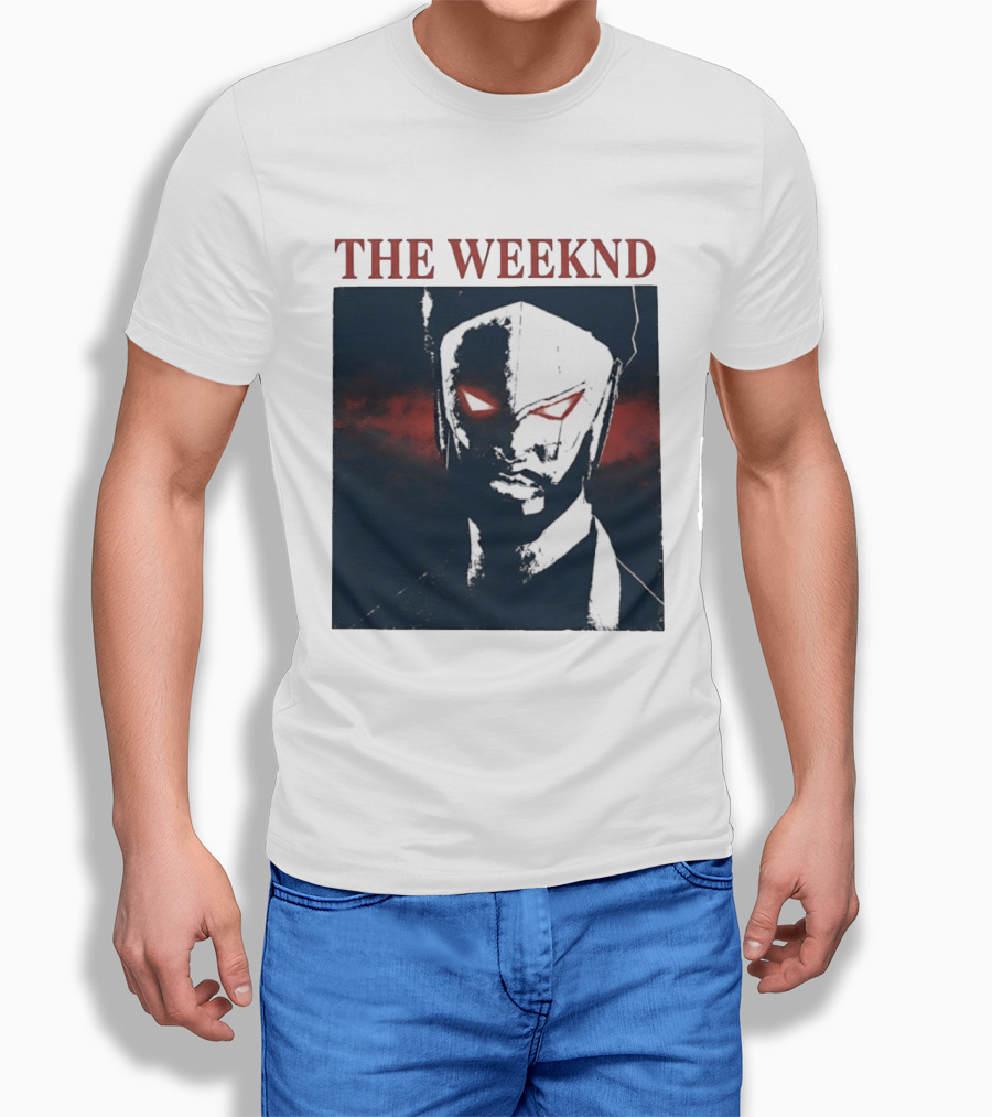 The Weeknd Suda51 Mask Concept Art London August 2026 T-Shirt