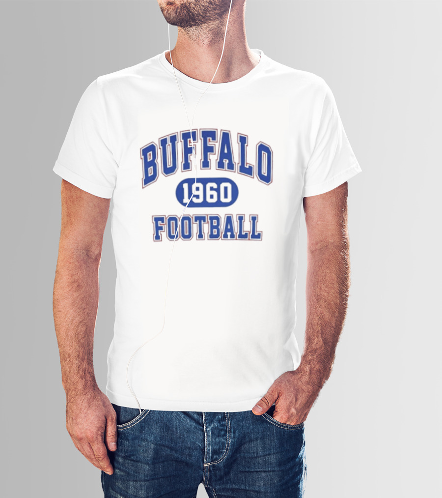 Buffalo 1960 Football Bills Classic Vintage Sports T-Shirt