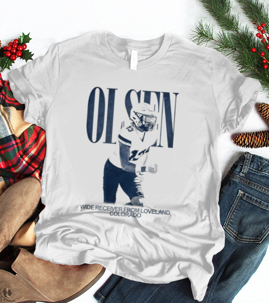 Olsen Wide Receiver Loveland Colorado Player Football T-Shirt