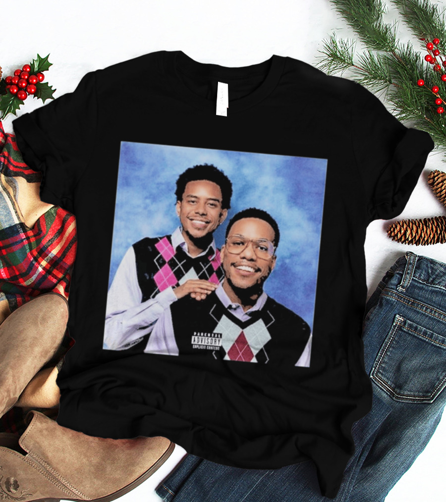 Anderson Paak Cordae Step Brothers Parody Album Cover T-Shirt