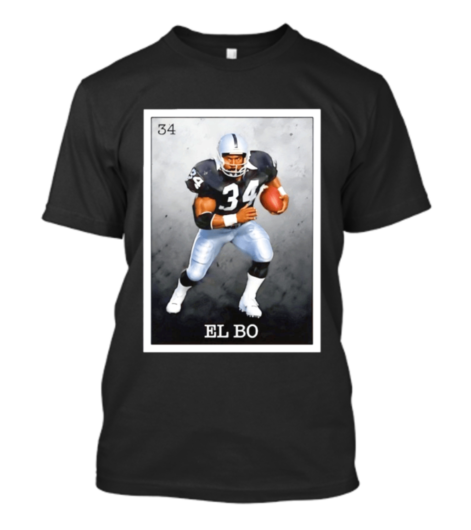 Las Vegas Raiders Football 34 EL BO Jackson T-Shirt
