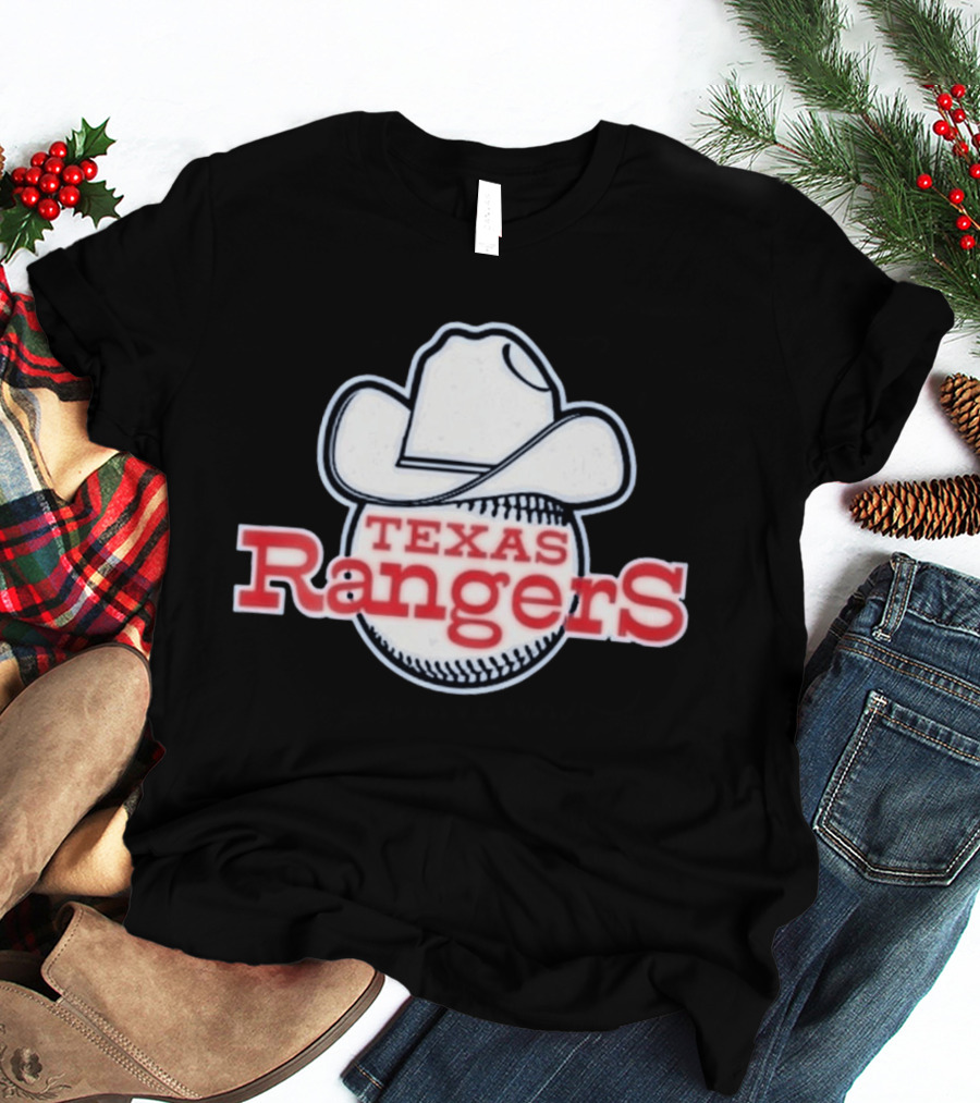 Texas Rangers 2026 Windbreaker Cowboy Hat Baseball T-Shirt