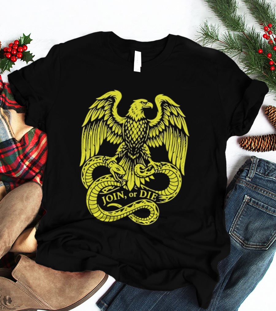 Join Or Die Eagle Snake T-Shirt