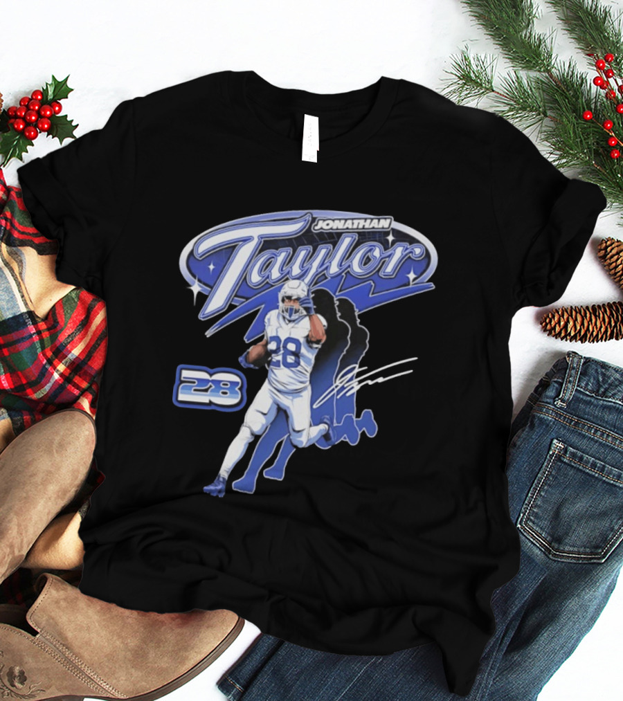 Jonathan Taylor 28 Indianapolis Colts Future Running Back T-Shirt