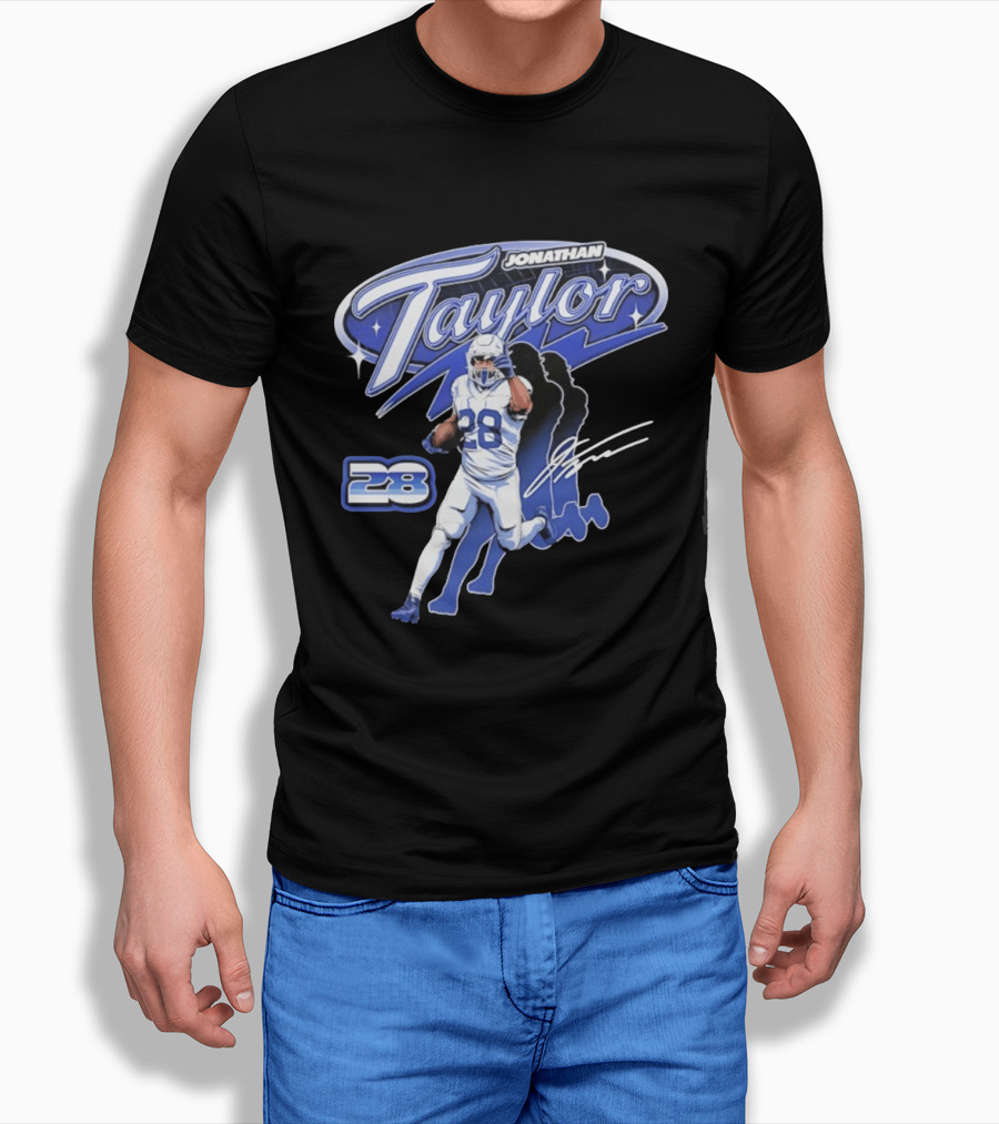 Jonathan Taylor 28 Indianapolis Colts Future Running Back T-Shirt