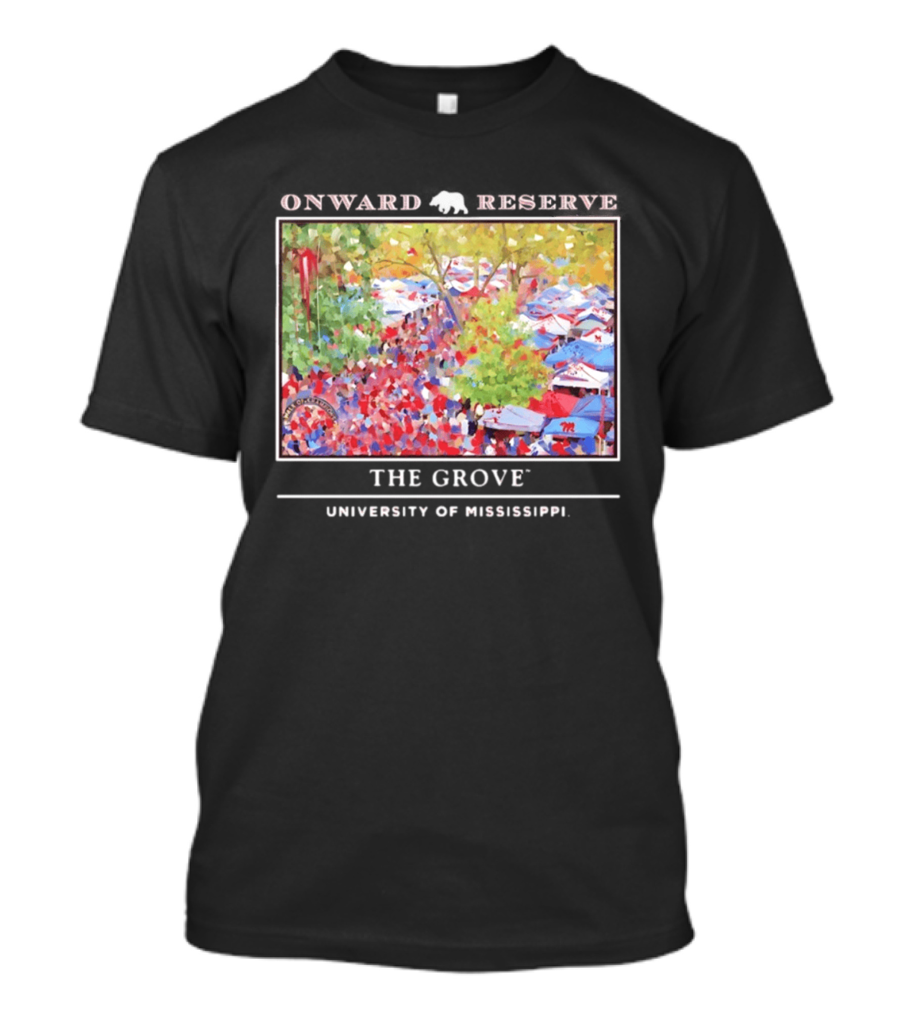 Onward Reserve The Grove University Of Mississippi Tailgate Scene T-Shirt