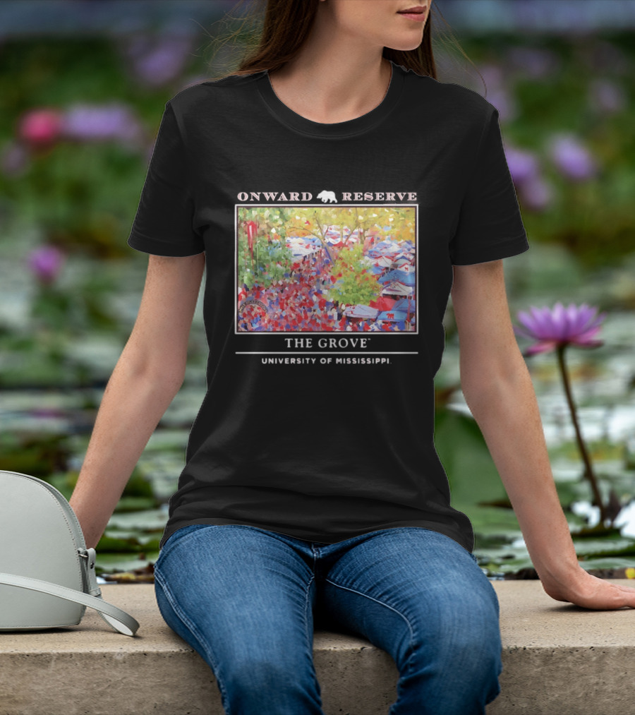 Onward Reserve The Grove University Of Mississippi Tailgate Scene T-Shirt