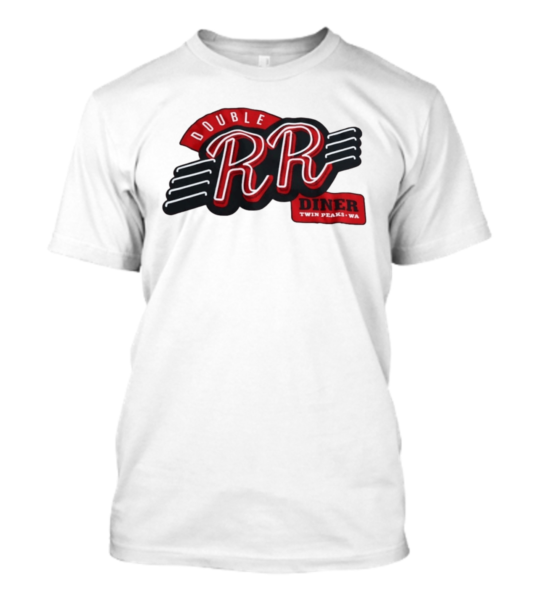 Double RR Diner Sign Twin Peaks WA T-Shirt