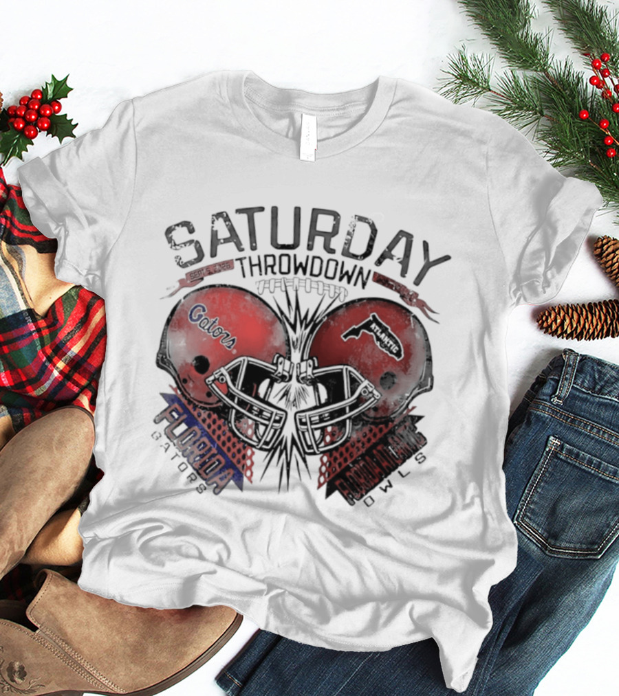 Saturday Showdown Florida Gators Vs Florida Atlantic Owls 2026 T-Shirt