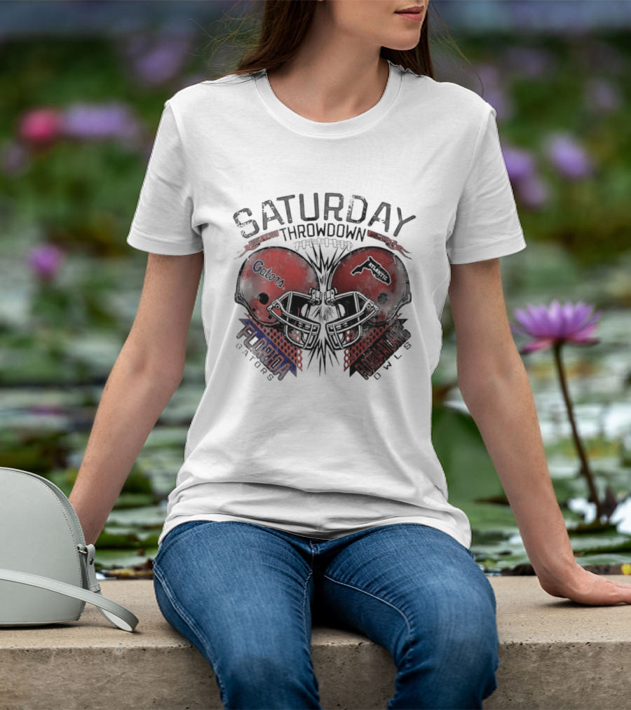 Saturday Showdown Florida Gators Vs Florida Atlantic Owls 2026 T-Shirt