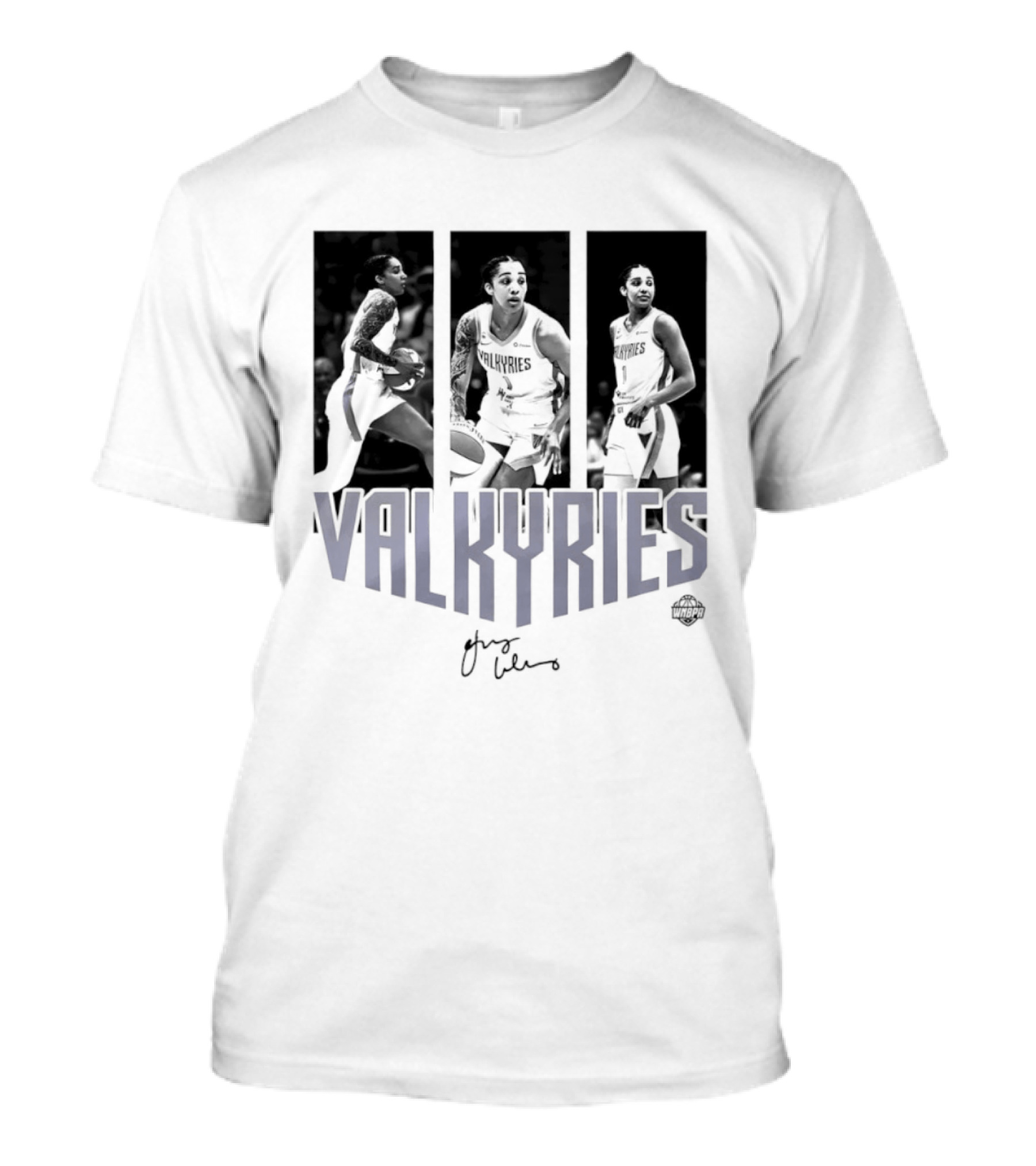 Valkyries Gabby Williams Signature WNBA Player Collage T-Shirt
