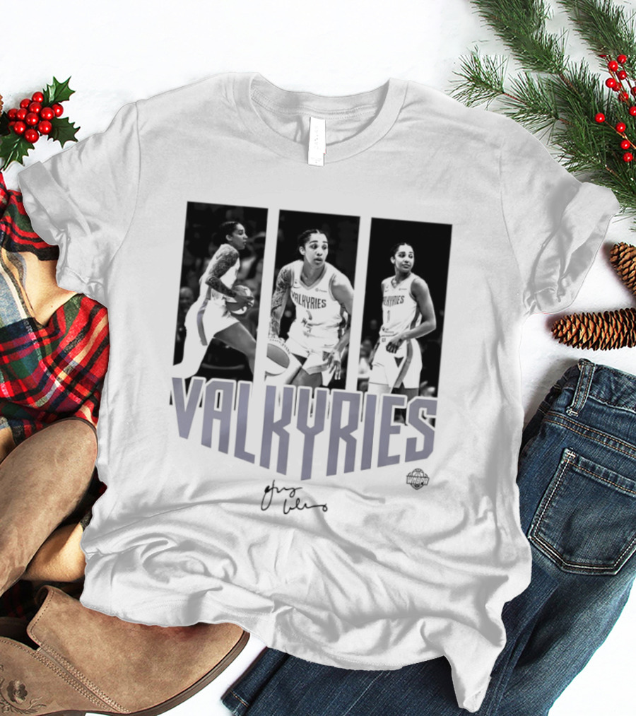 Valkyries Gabby Williams Signature WNBA Player Collage T-Shirt