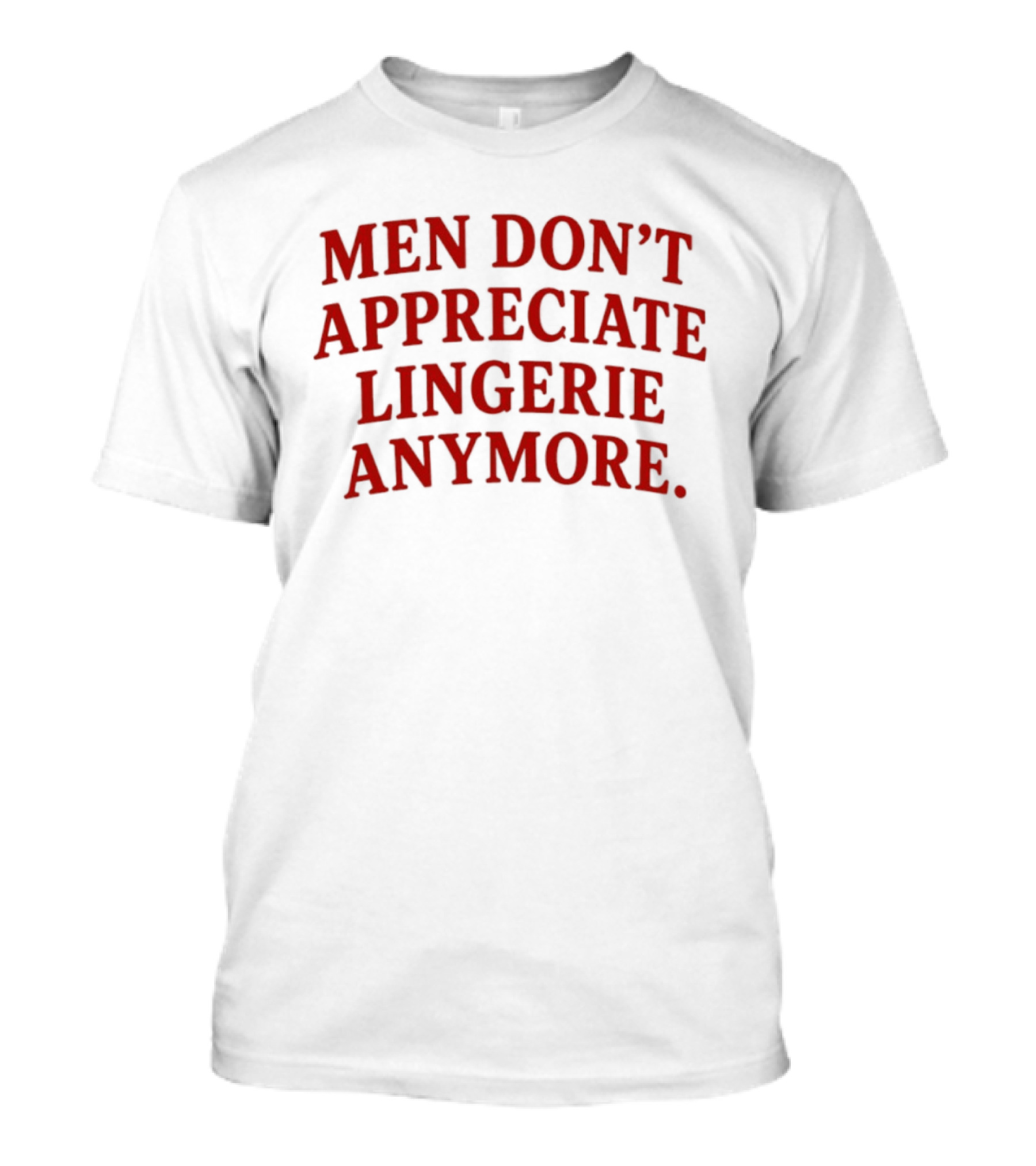 Men Don't Appreciate Lingerie Anymore T-Shirt