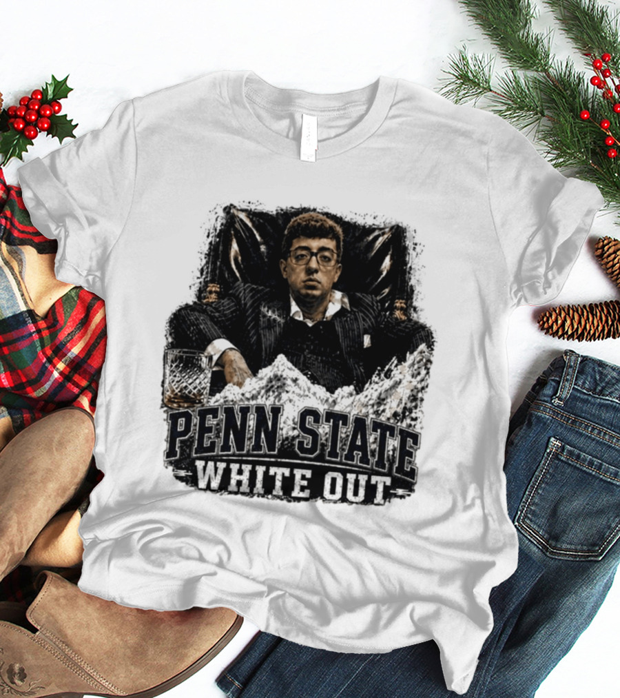 Penn State White Out Pablo Pledge Escobar Mountain Scene T-Shirt