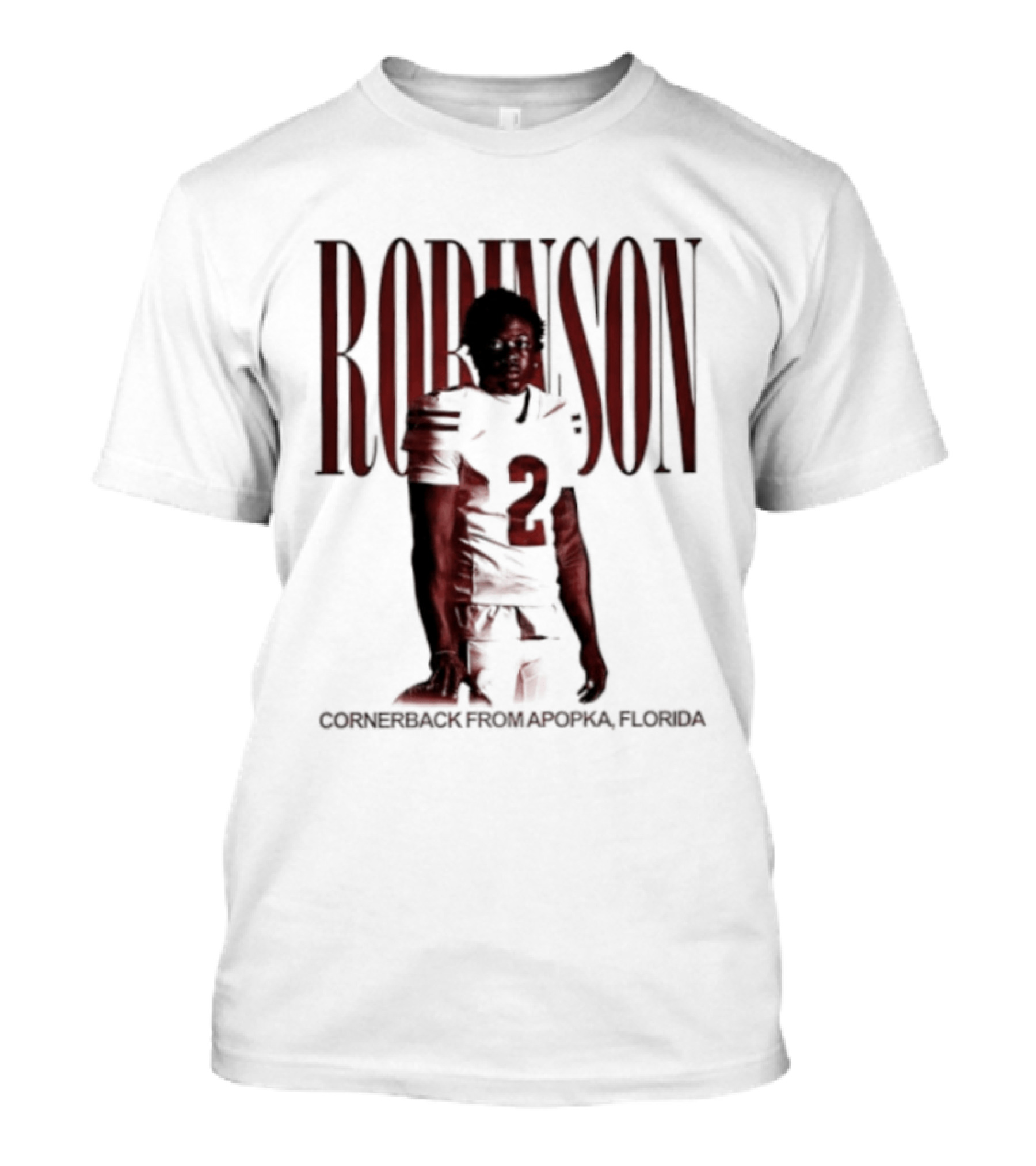 Robinson Football Cornerback From Apopka Florida T-Shirt