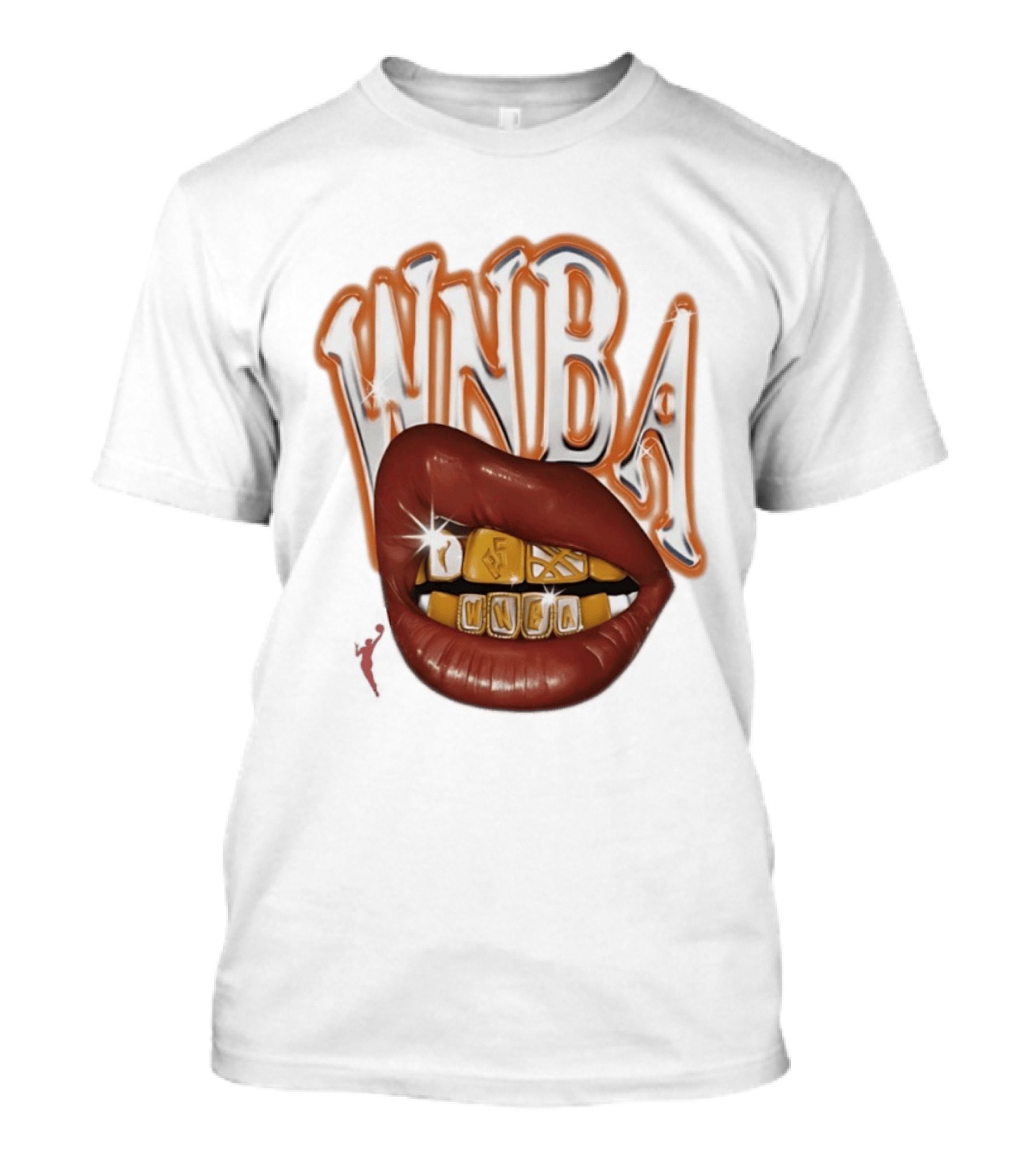 WNBA Grill Mouth Gold Teeth T-Shirt