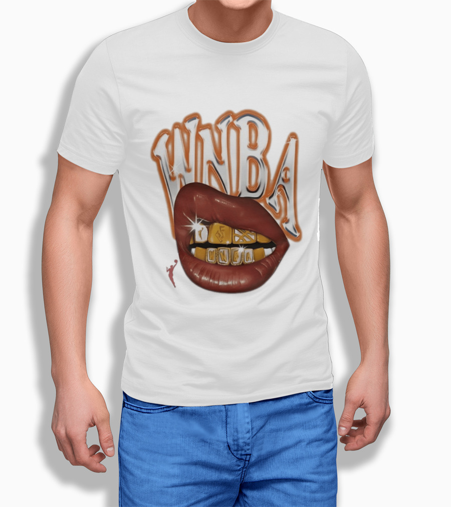 WNBA Grill Mouth Gold Teeth T-Shirt